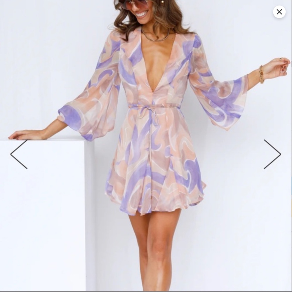 Hello Molly Star Player Dress Nude